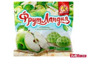 МАРМЕЛАД "ФРУТЛАНДИЯ" ЯБЛОКО 250Г (СЛАВЯНКА)