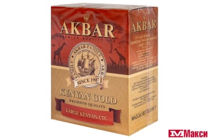 ЧАЙ "АКБАР" KENYAN GOLD ЧЕРНЫЙ 200Г (AKBAR)