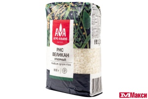 КРУПА РИС "АГРО-АЛЬЯНС" ВЕЛИКАН ОТБОРНЫЙ 800Г ПАКЕТ