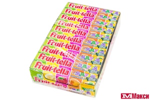 ЖЕВАТЕЛЬНАЯ КОНФЕТА "ФРУТТЕЛЛА" 41Г (VAN MELLE)(радуга)