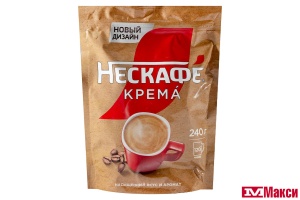 КОФЕ ПОРОШКООБРАЗНЫЙ "НЕСКАФЕ" КЛАССИК КРЕМА 240Г ПАКЕТ (NESTLE)