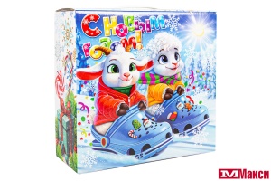 НОВОГОДНИЙ ПОДАРОК "НОВОГОДНИЕ КРОКСЫ" КАРТОН 700Г (МАКСИ)