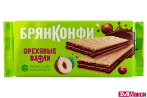 ВАФЛИ "ОРЕХОВЫЕ" 190Г (БРЯНКОНФИ)
