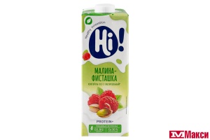 КОКТЕЙЛЬ "HI" РАСТИТЕЛЬНЫЙ 1% 1Л(малина-фисташка)