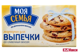 МАРГАРИН "МОЯ СЕМЬЯ" 60% 180Г ФОЛЬГА