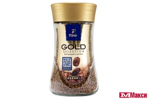 КОФЕ РАСТВОРИМЫЙ СУБЛИМИРОВАННЫЙ "TIBIO" GOLD SELECTION 95Г СТ/Б