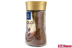 КОФЕ РАСТВОРИМЫЙ СУБЛИМИРОВАННЫЙ "TIBIO" GOLD SELECTION 95Г СТ/Б
