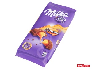 ШОКОЛАД "МИЛКА" С НАПОЛНИТЕЛЕМ В АССОРТИМЕНТЕ 90Г (МОН' ДЭЛИС РУСЬ)(с карамельной начинкой)