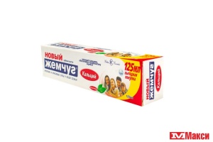 ПАСТА ЗУБНАЯ "НОВЫЙ ЖЕМЧУГ" КАЛЬЦИЙ 125МЛ